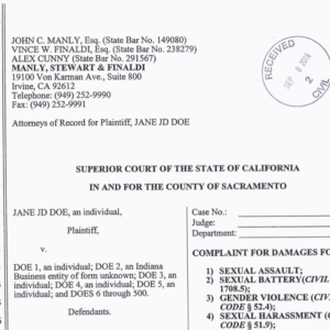 US Olympian Files Sexual Assault Lawsuit Against US Team Trainer/Physician