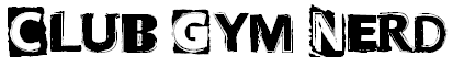 Club Gym Nerd Punk Font small