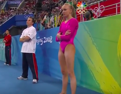 chow valerie nastia crossed arms during beijing all around final