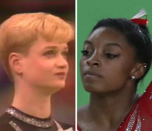 Khorkina vs. Biles