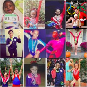 Simone Biles Halloween costumes from 2016. 