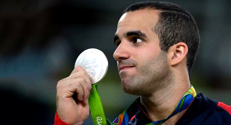 danell leyva silver medal rio olympics