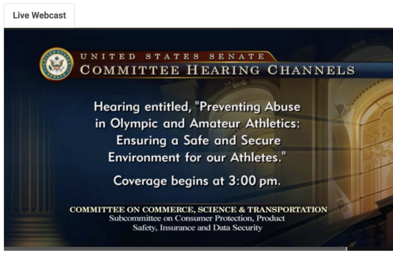 WATCH LIVE: Steve Penny & Rhonda Faehn Testify before Congress