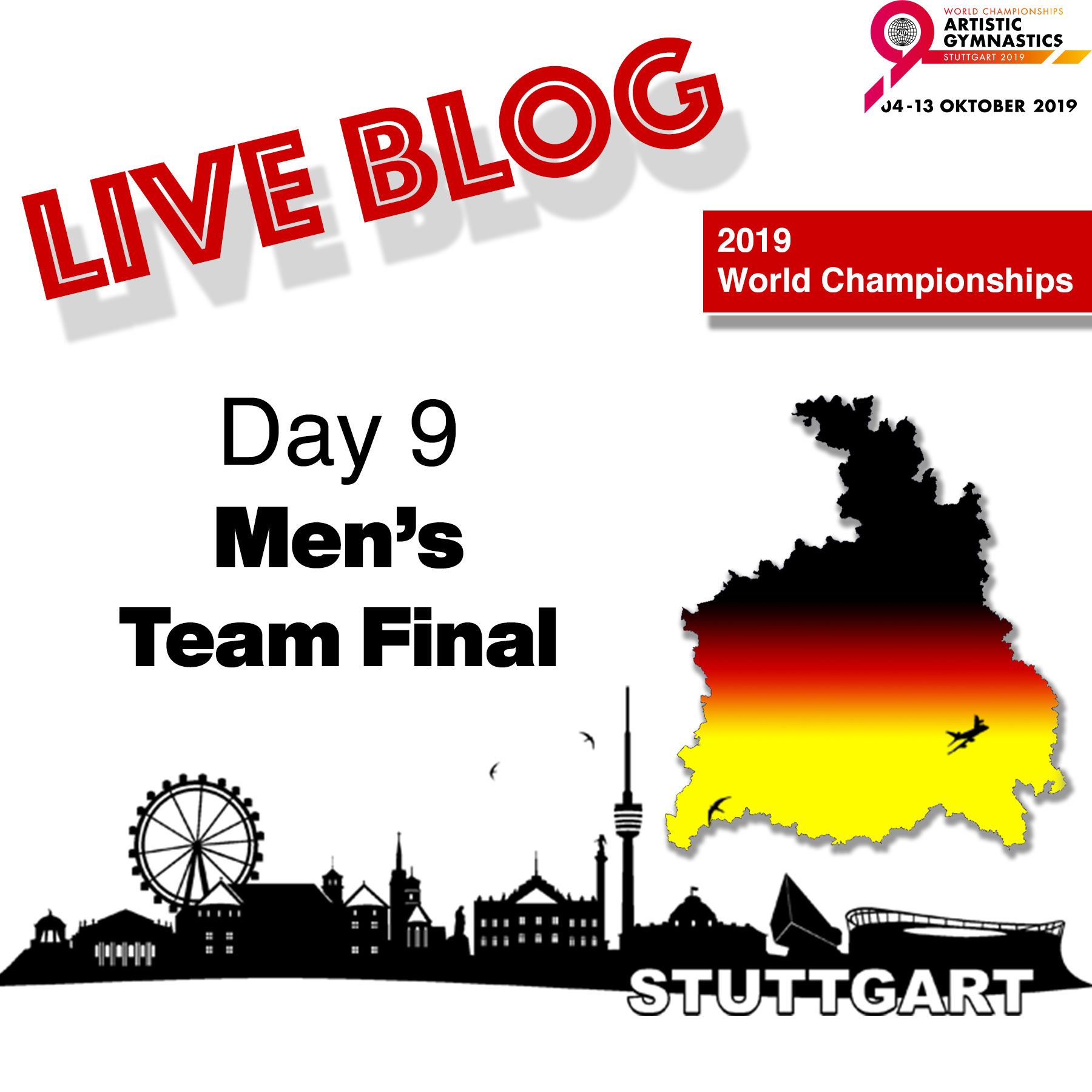 Live Blog: 2019 World Championships – MAG Team Finals, Oct. 9th