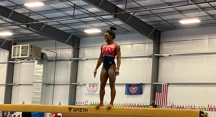 Simone Biles Interview National Training Camp