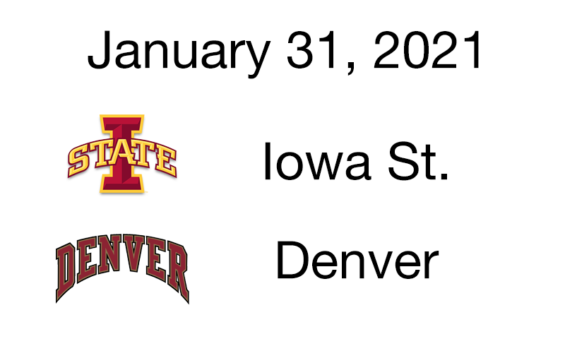 Live Blog: Iowa St. vs. Denver – January 31, 2021