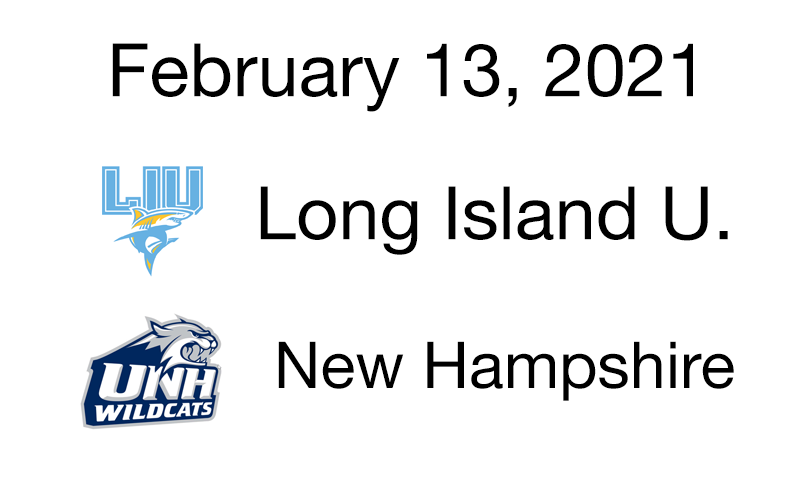 Live Blog: LIU vs. New Hampshire – February 13, 2021