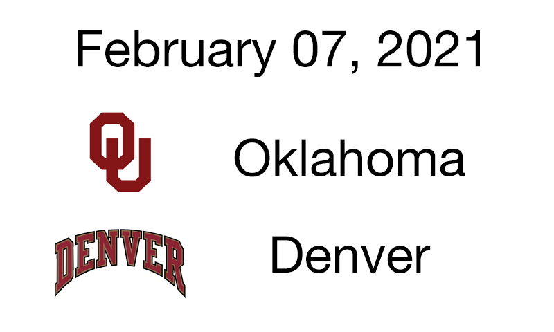 Live Blog: Oklahoma vs. Denver – February 07, 2021