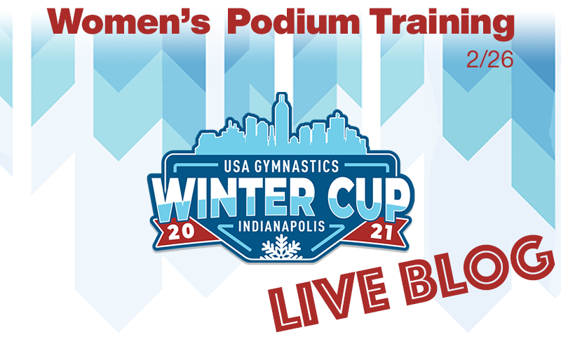 Live Blog: Winter Cup – Women’s Podium Training