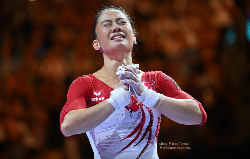 Kim Bui (GER) at the European Championships in Munich