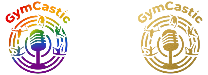 two colorful GymCastic logos