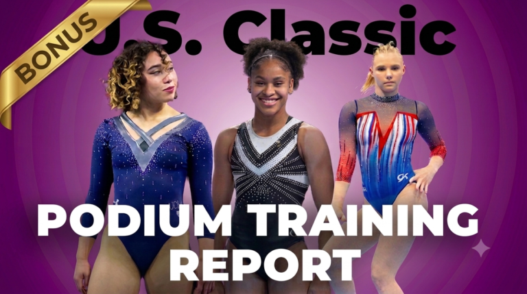 Behind The Scenes: Podium Training Report U.S. Classic 2026